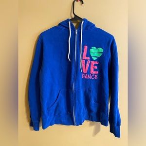 love Dance, zip up sweatshirt!